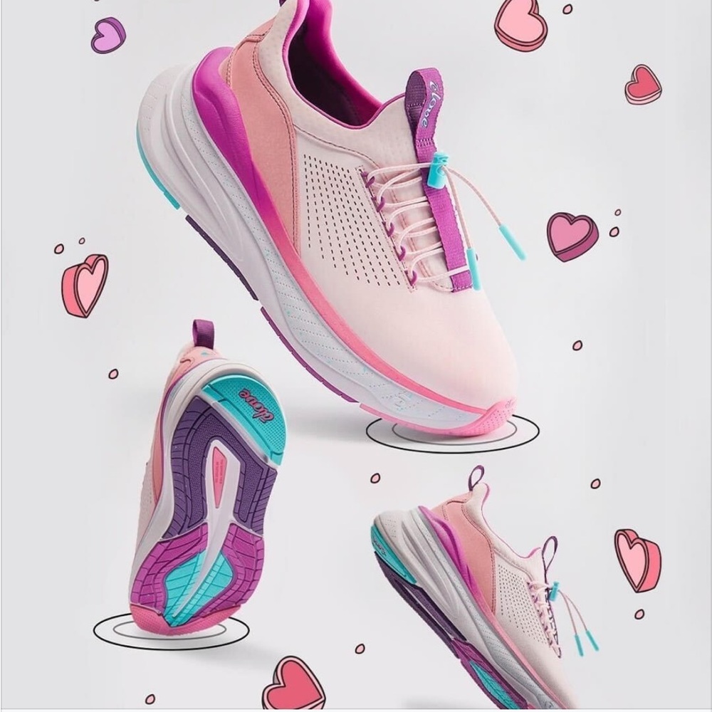 Clove Supercush Forte Light Pink/Violet/White Size 9 - SOLD OUT on Clove